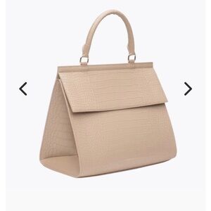 Modern Picnic The Large Luncher in Cream Croc Nude